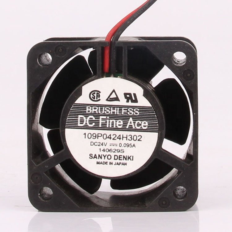 12V 48V DC24V 0.095a EC AC 40x40x28mm 4CM 4028 Frequency Converter High-end Equipment Dual Ball 2-wire 109P0424H302 Cooling Fan